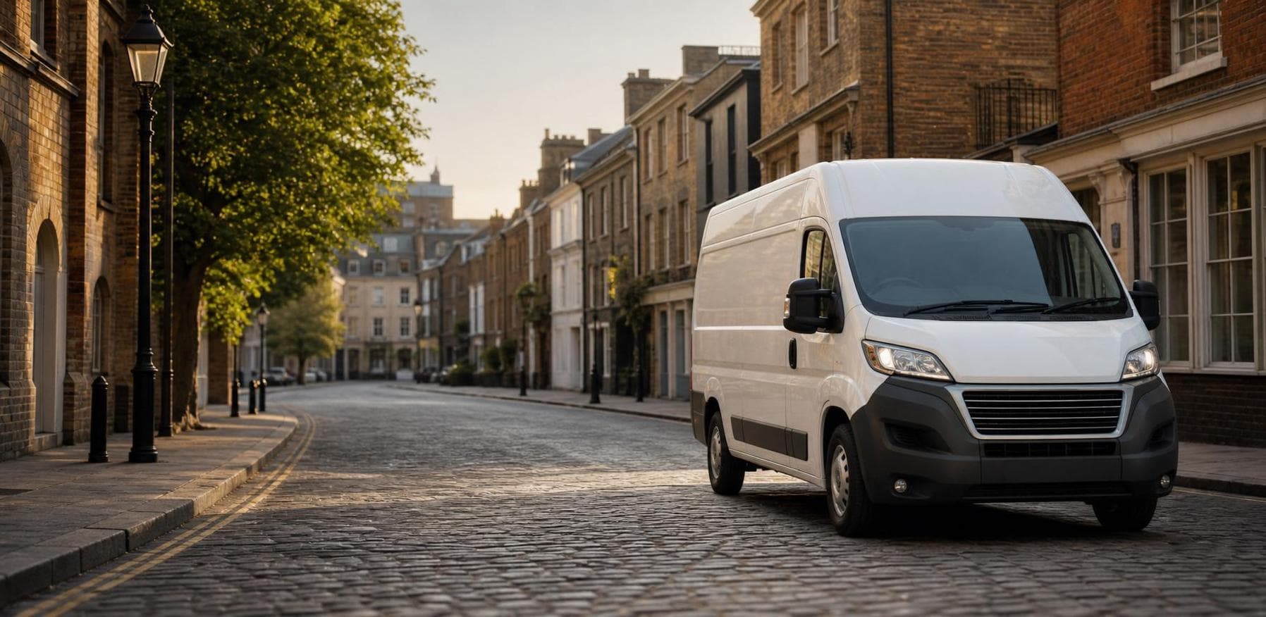 Unbranded courier vehicle ready to leave Locksbottom with healthcare packages, confidential files and urgent parts secured for direct transport
